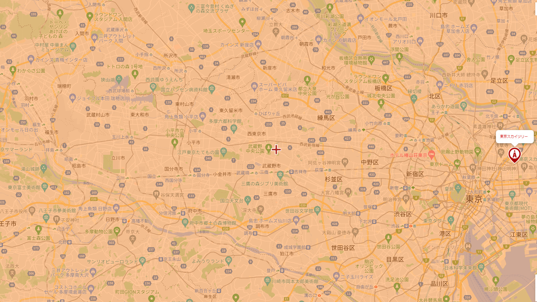 武蔵野市の電波事情